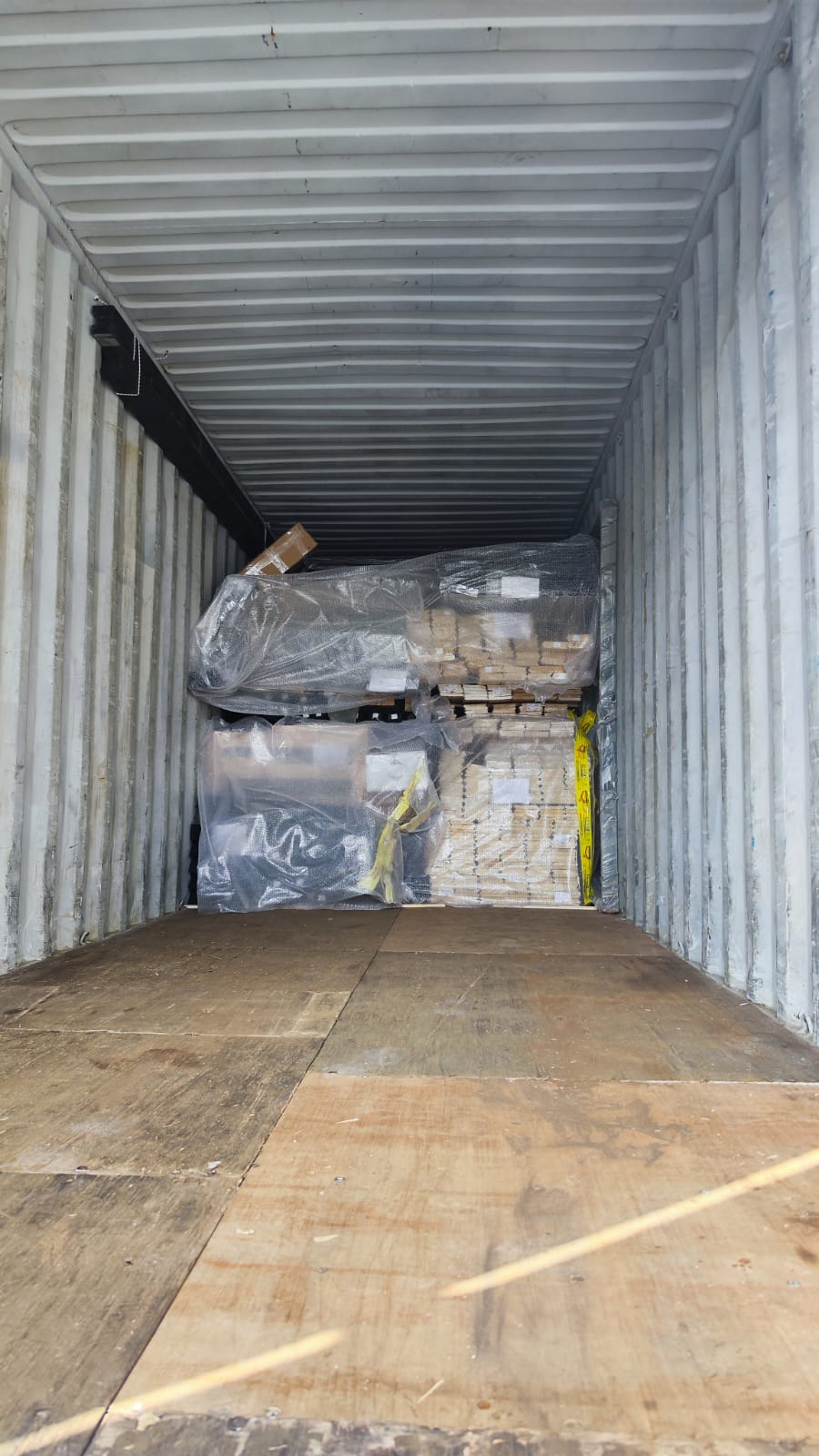 One Aries 96 Standart SolidCabin cabin kit prepared for international container shipping