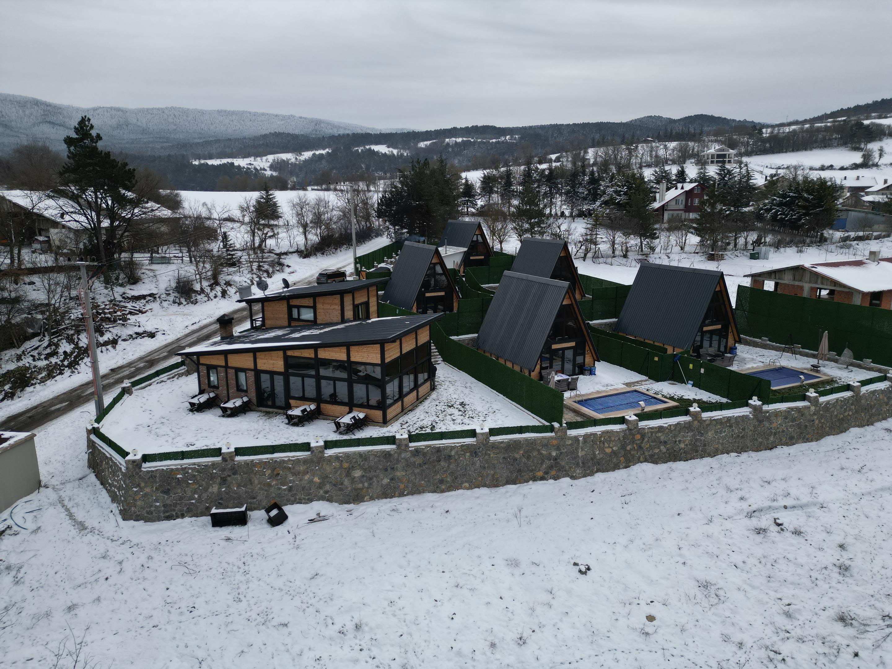 Completed SolidCabin cabin project available for reference review near Ankara , that has Stella 70 and Stella 82 cabin kits at operation